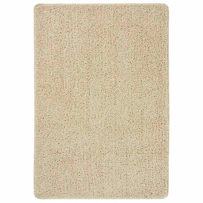 vidaXL Shaggy Rug Cream 120x170 cm Anti Slip 1