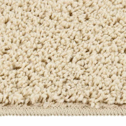 vidaXL Shaggy Rug Cream 120x170 cm Anti Slip 2
