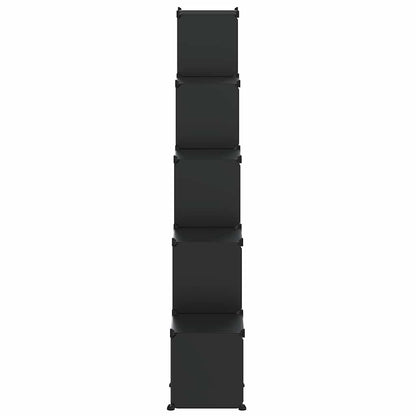 vidaXL Storage Cube Organiser | Black | PP Plastic, Steel | Large | Stackable 6