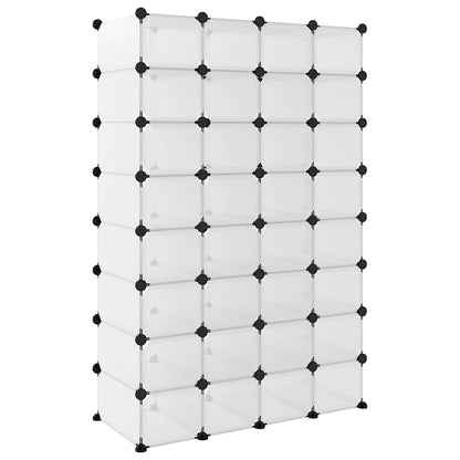 vidaXL Shoe Rack | Transparent | Polypropylene, Steel | Large | Shoe Rack 5