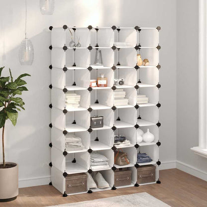 vidaXL Shoe Rack | Transparent | Polypropylene, Steel | Large | Shoe Rack 1
