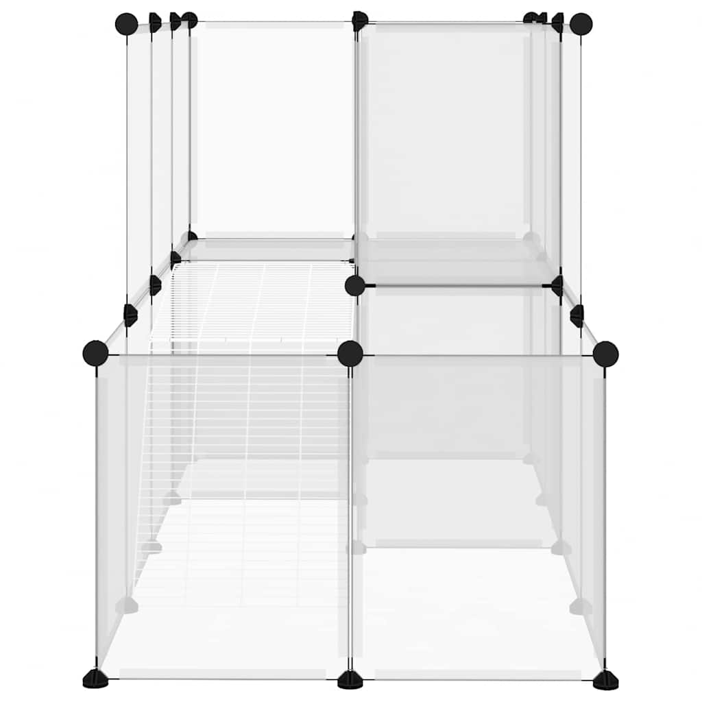 vidaXL Animal Cage | Transparent | PP (Polypropylene), steel | Medium 3