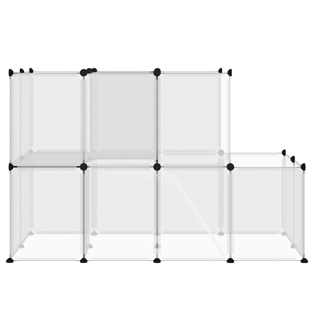 vidaXL Animal Cage | Transparent | PP (Polypropylene), steel | Medium 4