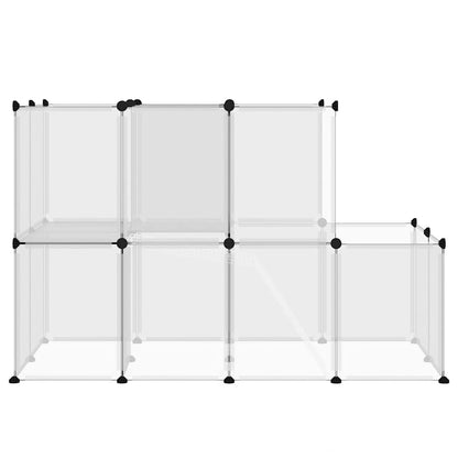 vidaXL Animal Cage | Transparent | PP (Polypropylene), steel | Medium 4