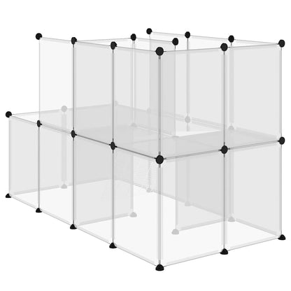 vidaXL Animal Cage | Transparent | PP (Polypropylene), steel | Medium 5