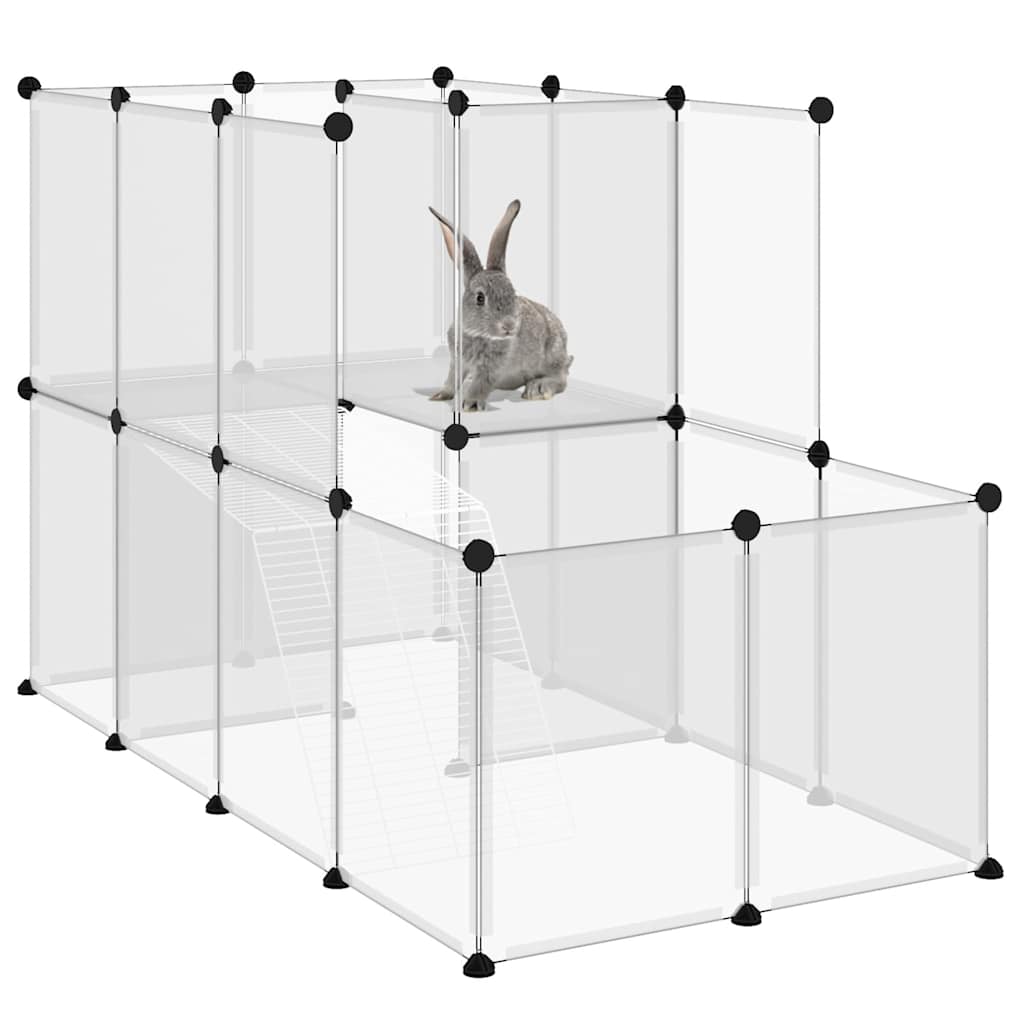 vidaXL Animal Cage | Transparent | PP (Polypropylene), steel | Medium 6