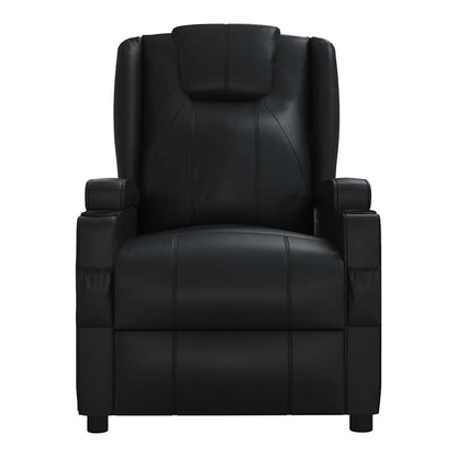 Recliner Chair Faux Leather black
