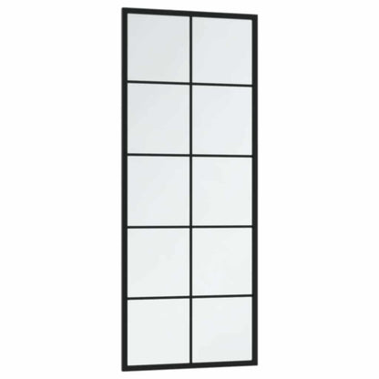 vidaXL Mirror | Black | Metal, Glass | Mirror | Rectangular | Traditional 4