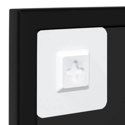 vidaXL Mirror | Black | Metal, Glass | 100x60 cm | Mirror | Rectangular 6