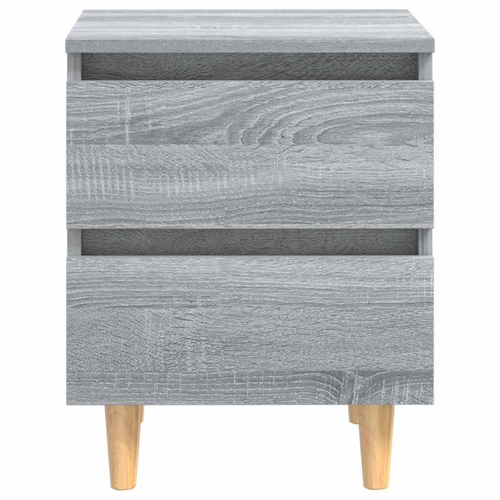 vidaXL Bed Cabinet | Set of 2 | Grey sonoma 3