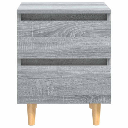 vidaXL Bed Cabinet | Set of 2 | Grey sonoma 3