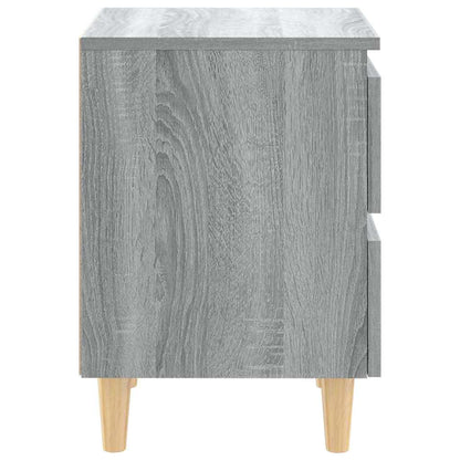 vidaXL Bed Cabinet | Set of 2 | Grey sonoma 5