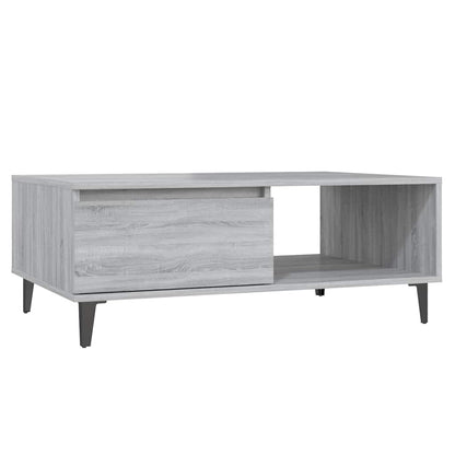 vidaXL Coffee Table Grey Sonoma 90x60x35 cm Engineered Wood 2