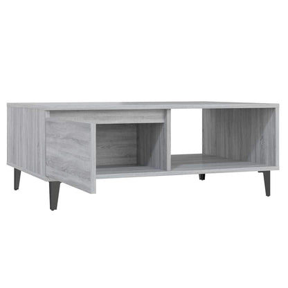 vidaXL Coffee Table Grey Sonoma 90x60x35 cm Engineered Wood 5