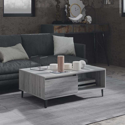 vidaXL Coffee Table Grey Sonoma 90x60x35 cm Engineered Wood 1
