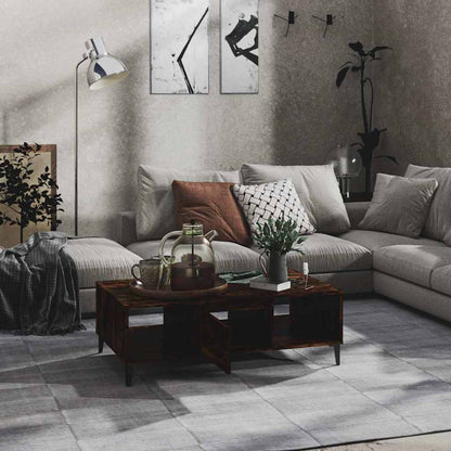 Coffee Table 103,5x60x35 cm Engineered Wood Smoked oak
