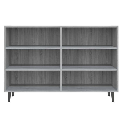 Sideboard 103,5x35x70 cm Engineered Wood Grey sonoma