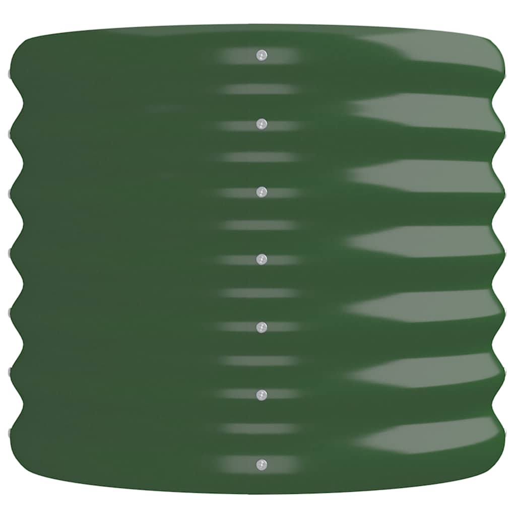 vidaXL Garden Raised Bed | Green | Powder-coated steel | 224x40x36 cm 4