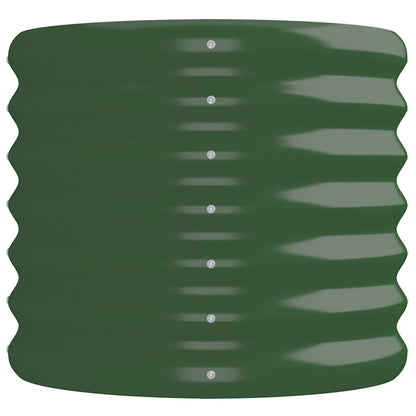 vidaXL Garden Raised Bed | Green | Powder-coated steel | 224x40x36 cm 4