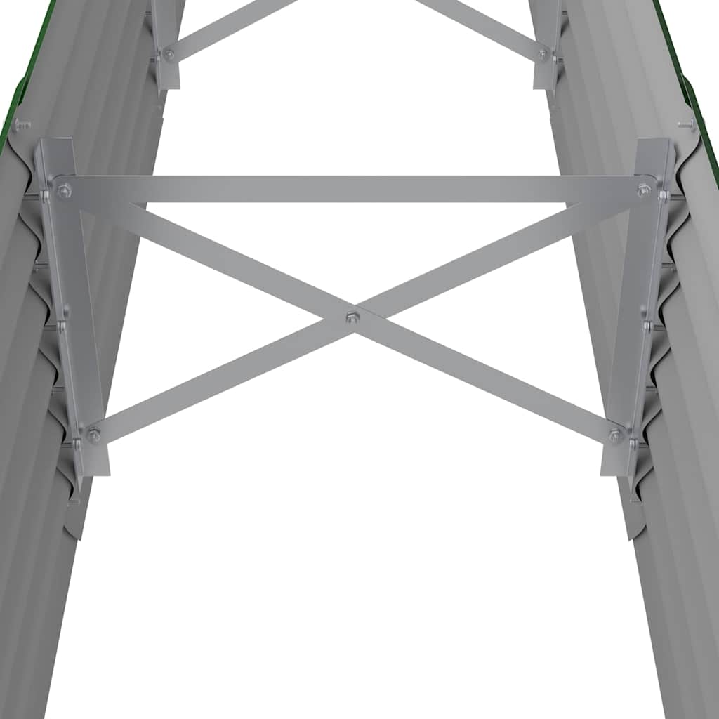 vidaXL Garden Raised Bed | Green | Powder-coated steel | 224x40x36 cm 5