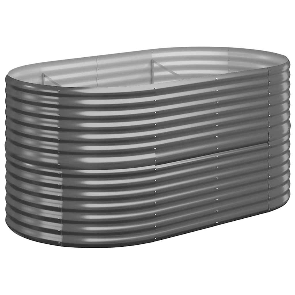 vidaXL Garden Raised Bed | Anthracite | Powder-coated steel | 152x80x68 cm 2
