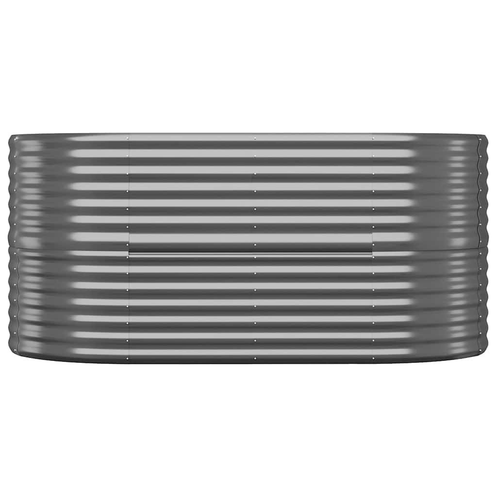 vidaXL Garden Raised Bed | Anthracite | Powder-coated steel | 152x80x68 cm 3