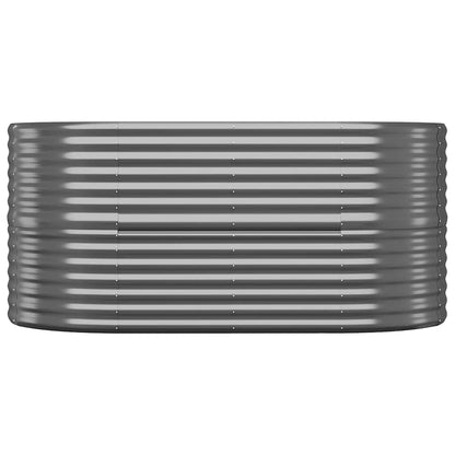 vidaXL Garden Raised Bed | Anthracite | Powder-coated steel | 152x80x68 cm 3