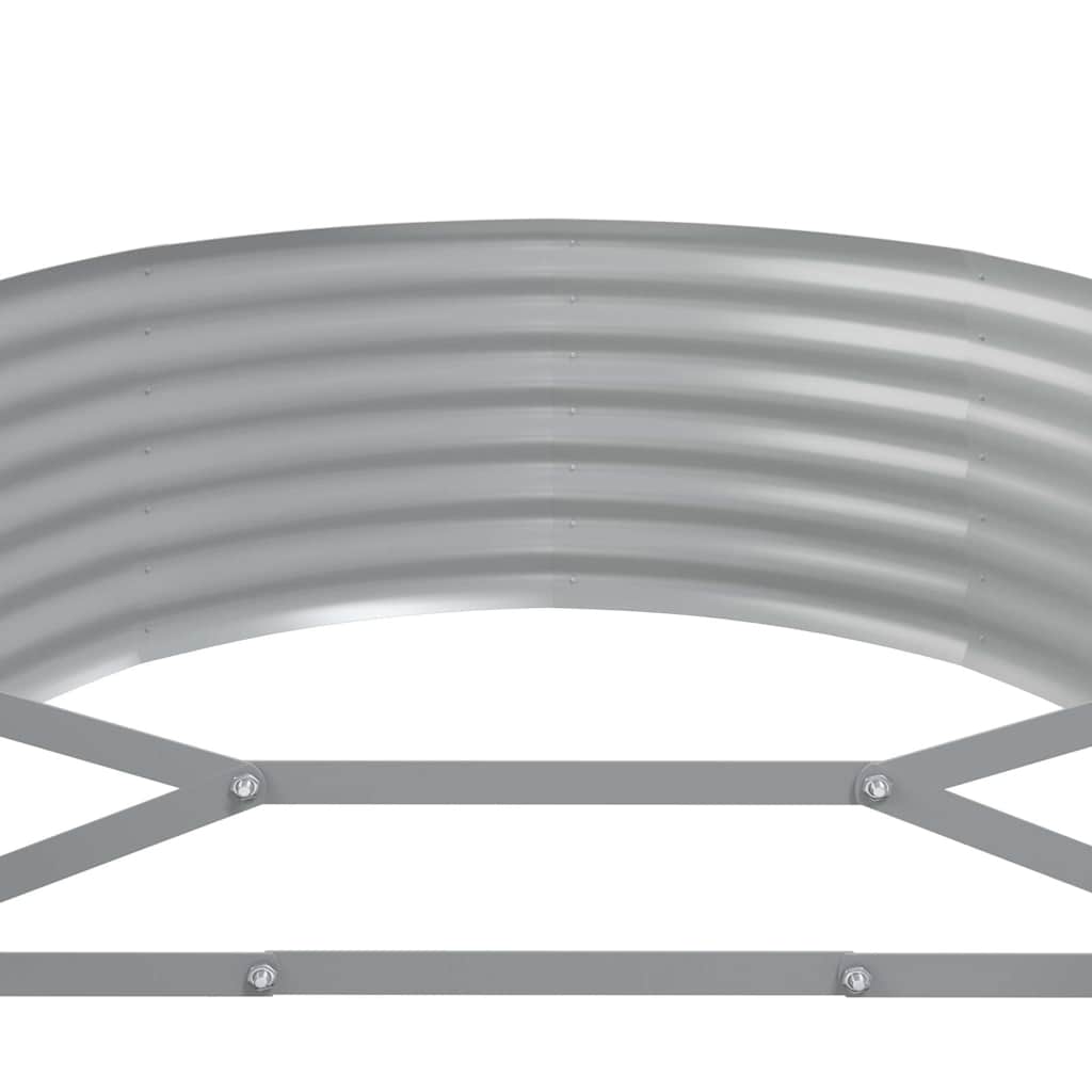 vidaXL Garden Raised Bed | Anthracite | Powder-coated steel | 396x100x36 cm 5