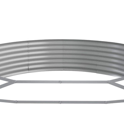vidaXL Garden Raised Bed Galvanised Steel 296x140x36 cm Green 5