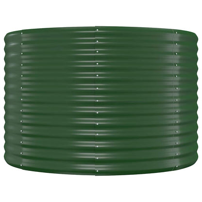 vidaXL Garden Raised Bed Galvanised Steel 175x100x68 cm Green 4