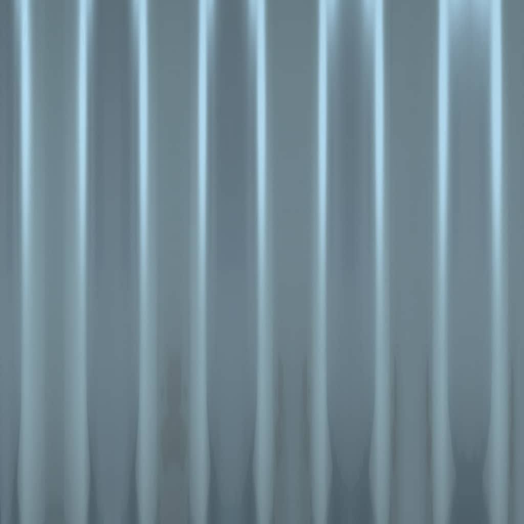 vidaXL Roof Panels 12 pcs Galvanised Steel Grey 100x36 cm 6