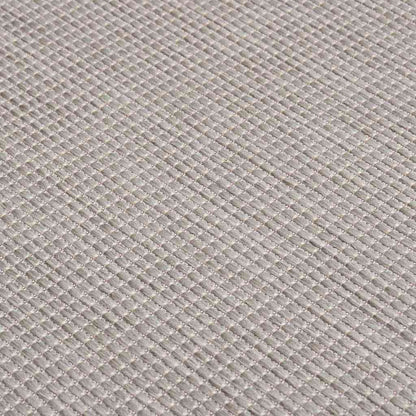 vidaXL Outdoor Flatweave Rug 160x230 cm Light Grey 5