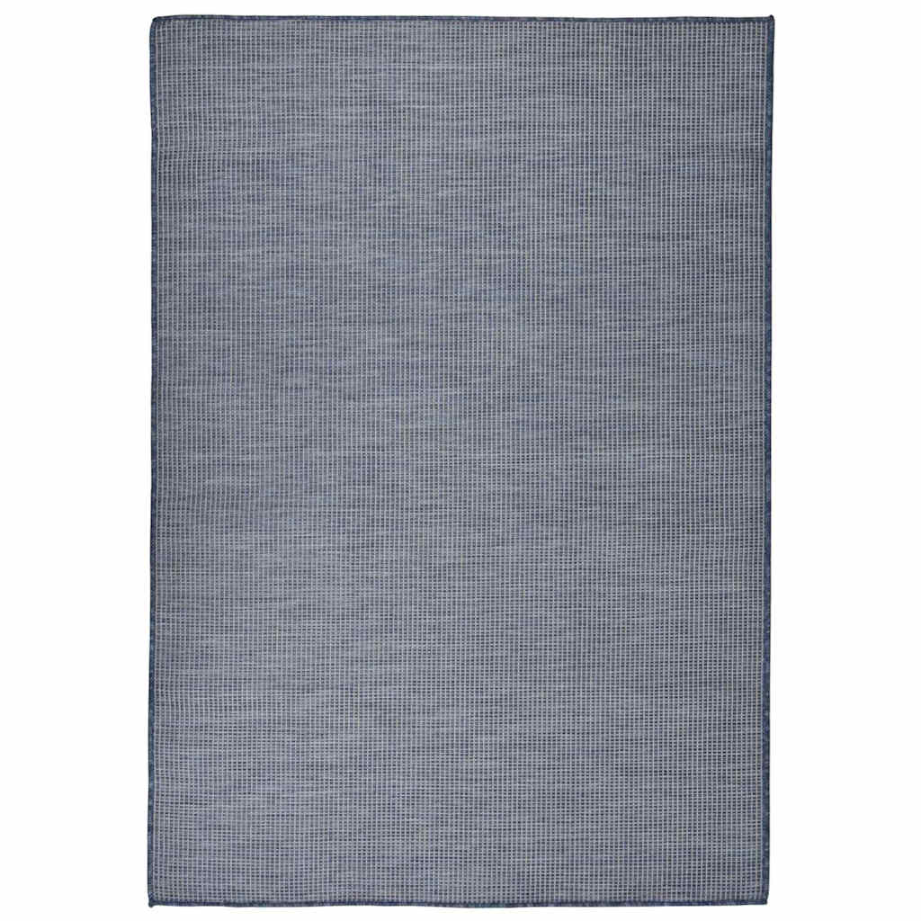 vidaXL Outdoor Flatweave Rug 160x230 cm Blue 1