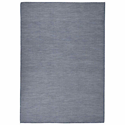 vidaXL Outdoor Flatweave Rug 160x230 cm Blue 1