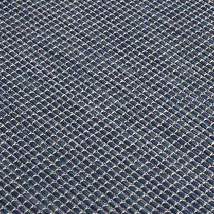 vidaXL Outdoor Flatweave Rug 160x230 cm Blue 5