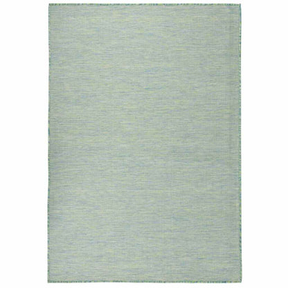vidaXL Outdoor Flatweave Rug 160x230 cm Turquoise 1