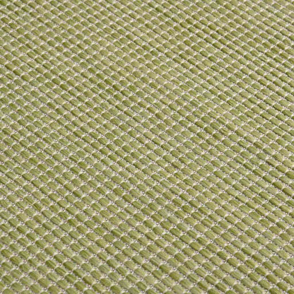 vidaXL Outdoor Flatweave Rug 160x230 cm Green 5