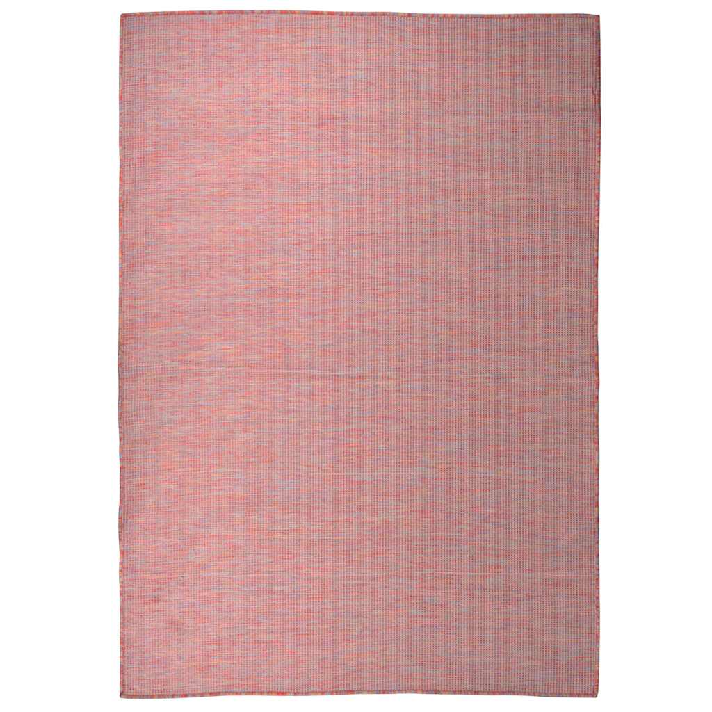 vidaXL Outdoor Flatweave Rug 160x230 cm Red 1
