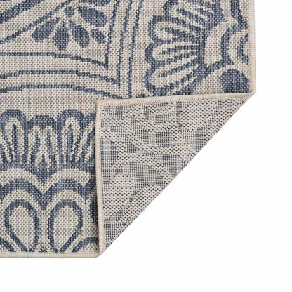 vidaXL Outdoor Flatweave Rug 160x230 cm Blue Pattern 2