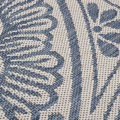 vidaXL Outdoor Flatweave Rug 160x230 cm Blue Pattern 5
