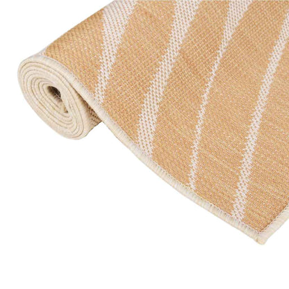 vidaXL Outdoor Flatweave Rug 160x230 cm Leaf Pattern 3