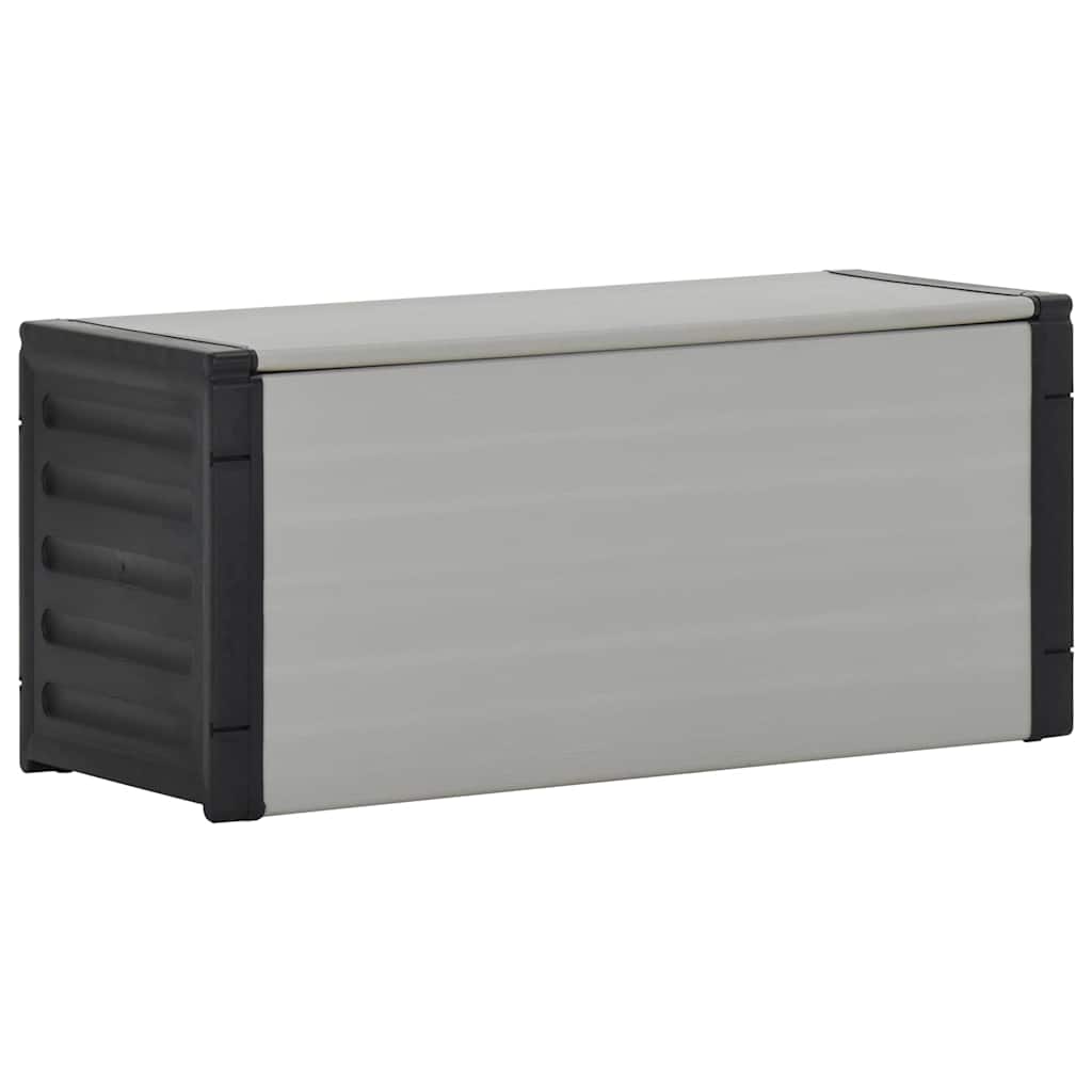 vidaXL Garden Waste Basket Grey 85x34x40 cm 1