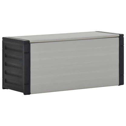 vidaXL Garden Waste Basket Grey 85x34x40 cm 1