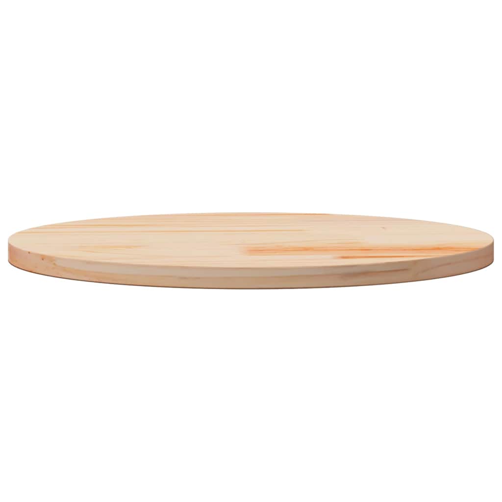 vidaXL Table Top | Natural Pine | Solid pinewood | Ø70cm x 2.5cm | Durable 3