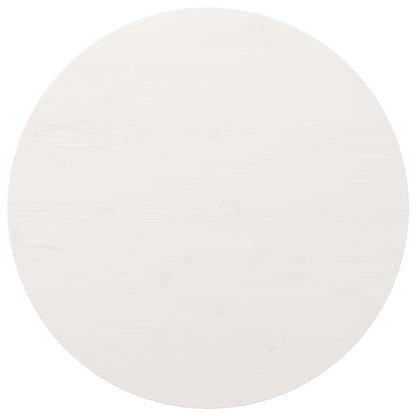 vidaXL Table Top | White | Solid Pine Wood | Ø80 cm | Table Top | Round 1