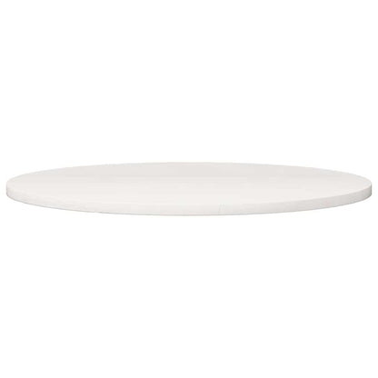 vidaXL Table Top | White | Solid Pine Wood | Ø80 cm | Table Top | Round 2