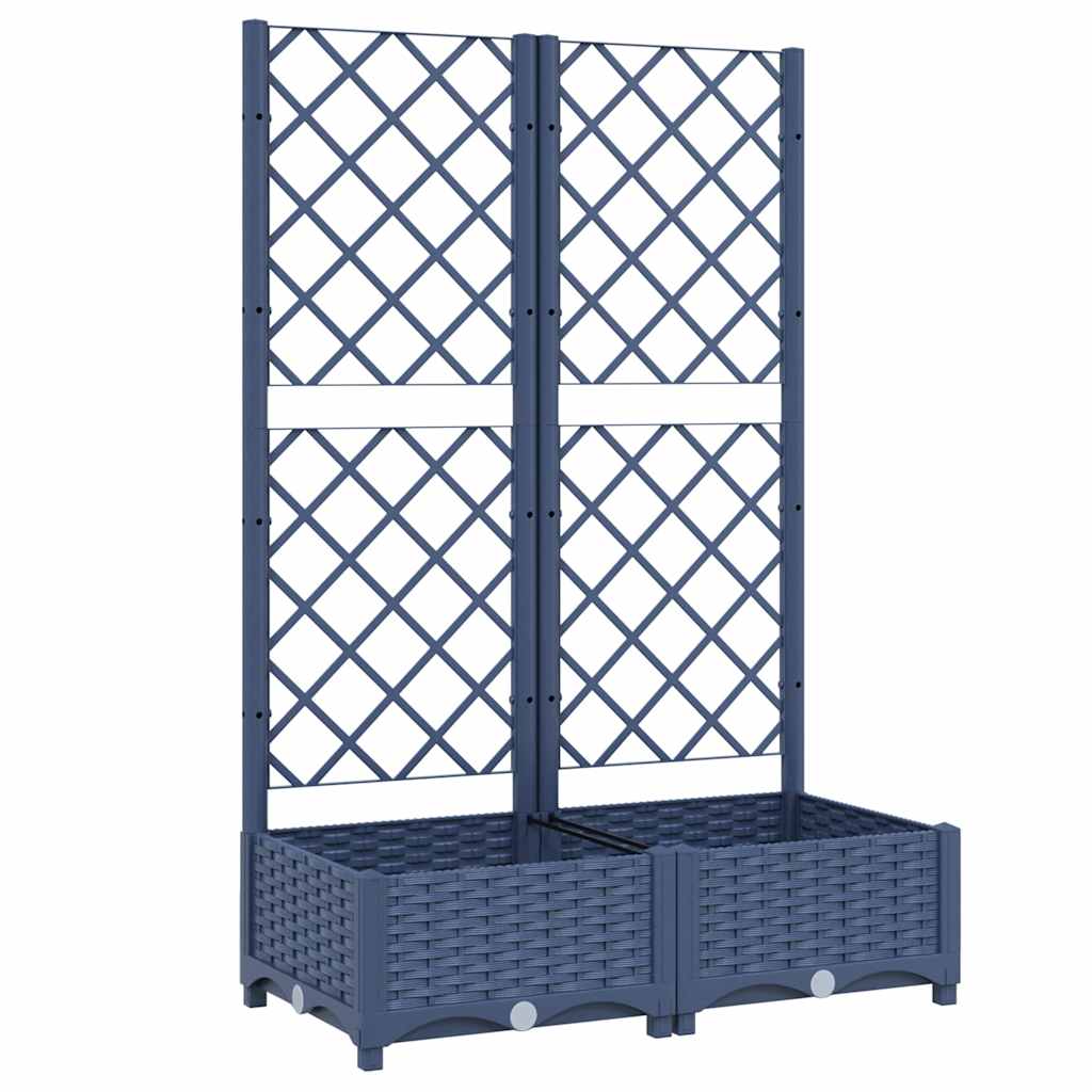 vidaXL Garden Blue Grey 80 x 40 x 121.5 cm 2