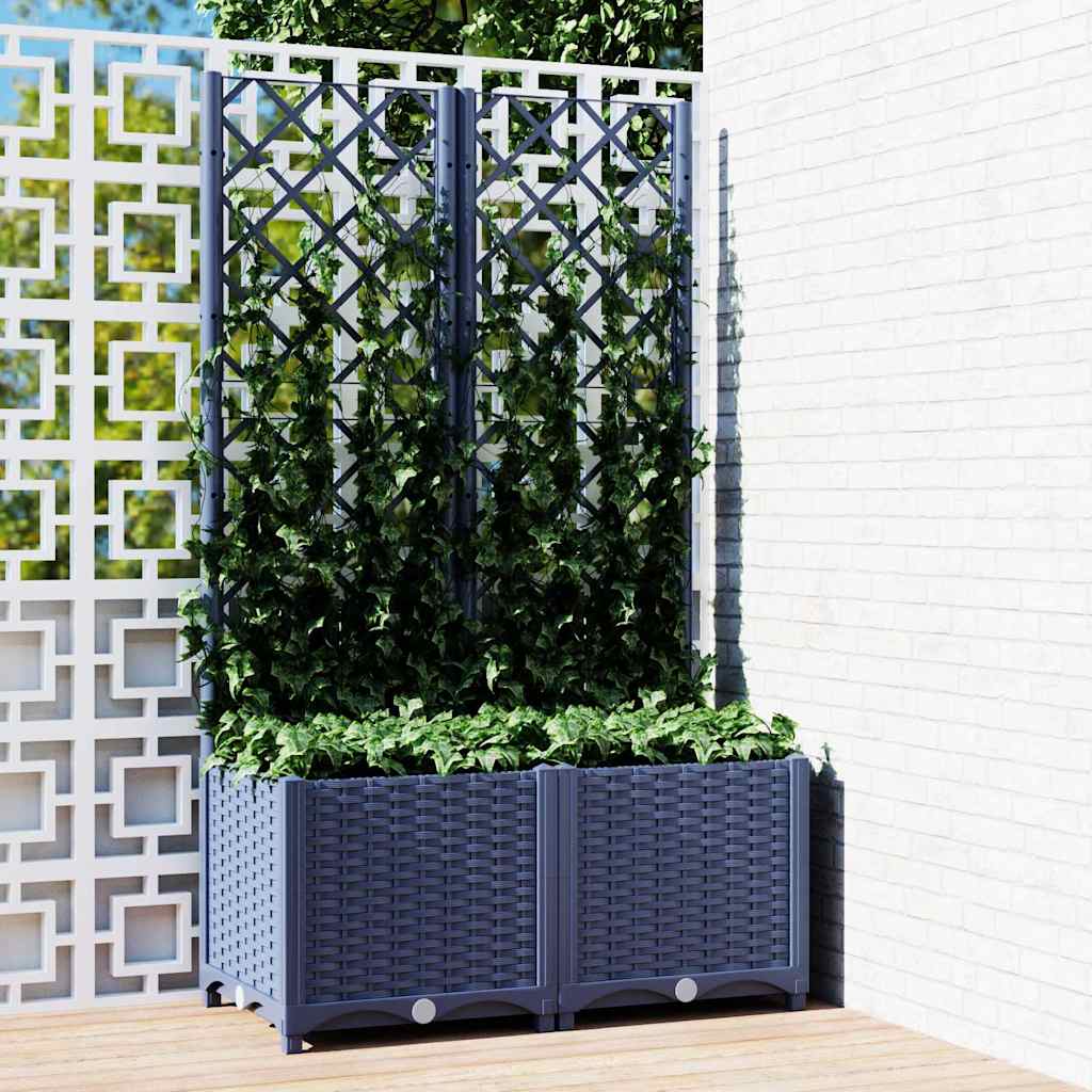 vidaXL Garden Blue Grey 80 x 40 x 136 cm 1