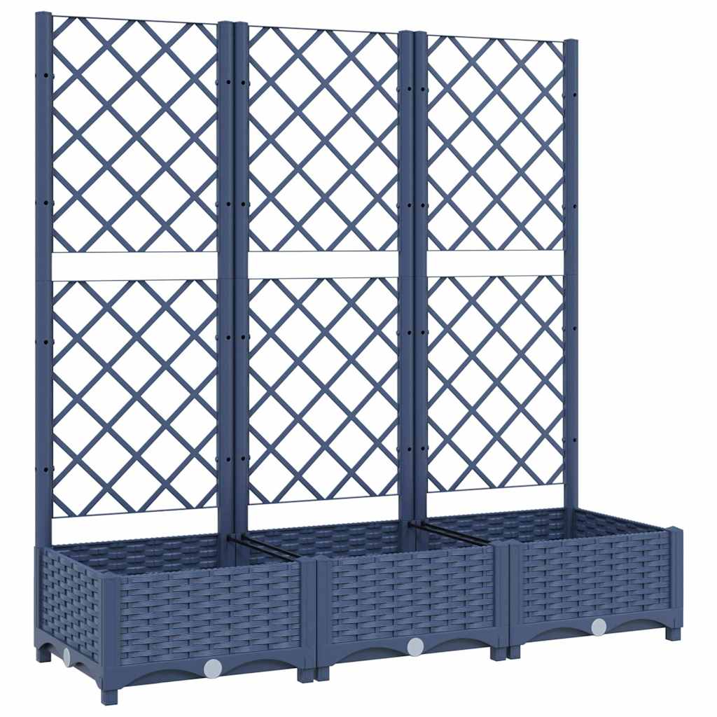 vidaXL Garden Blue Grey 120 x 40 x 121.5 cm 2