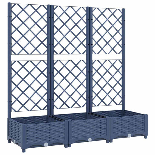 vidaXL Garden Blue Grey 120 x 40 x 121.5 cm 2